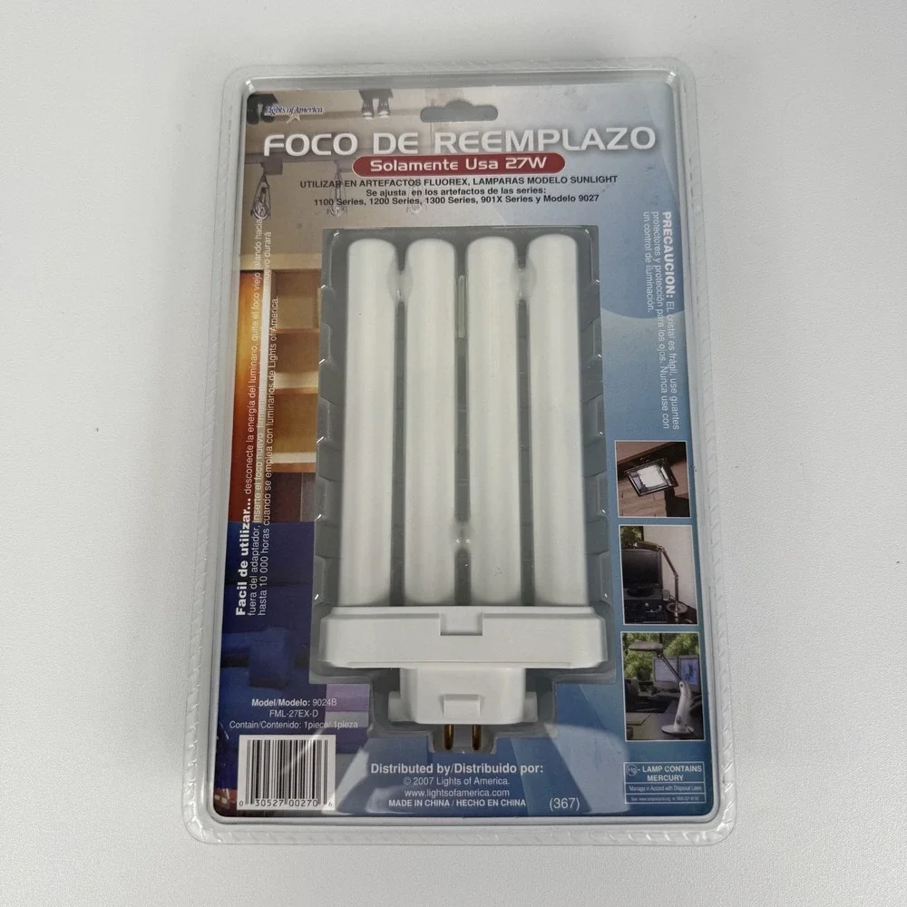 Lights of America 9024B Replacement Bulb fits 27W Lighting Fixtures Light‎ Bulbs